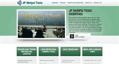 Desktop Screenshot of jpskripsitesis.com